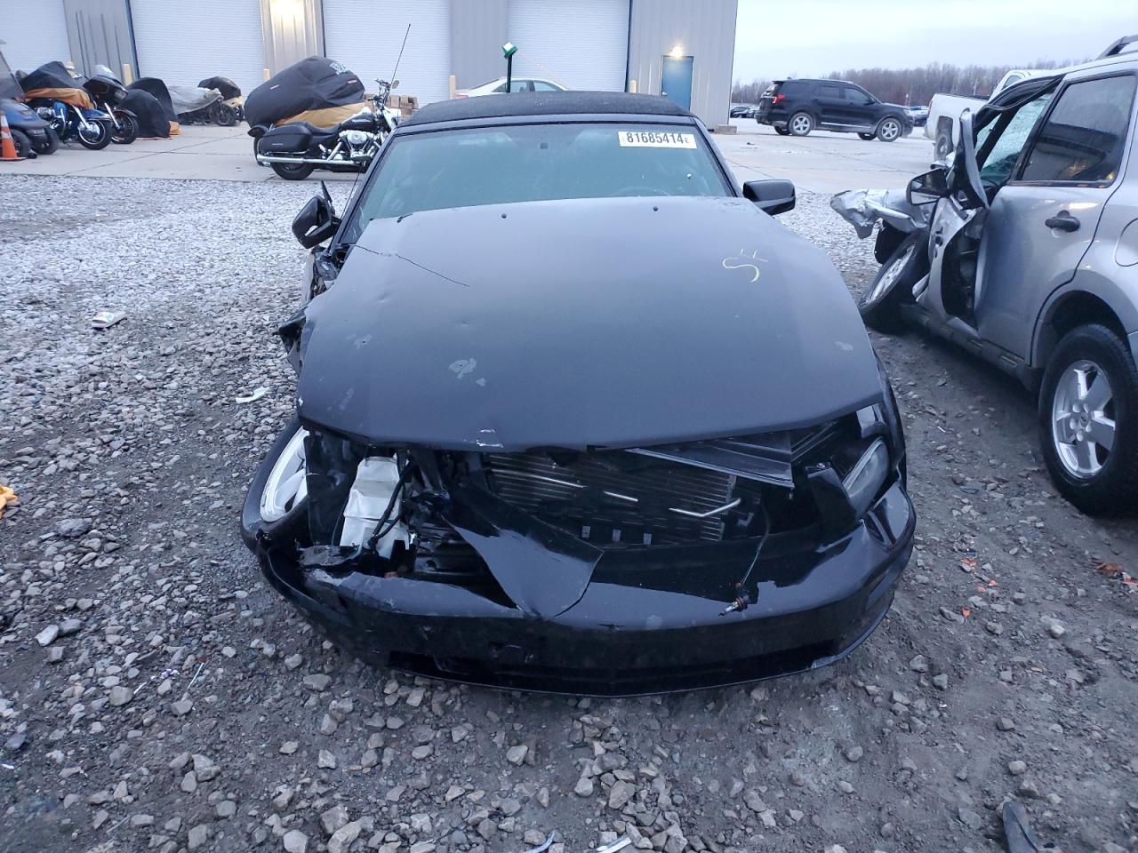2008 Ford Mustang VIN 1ZVHT85H085120710 Copart auction photo, front end damage thumbnail 5