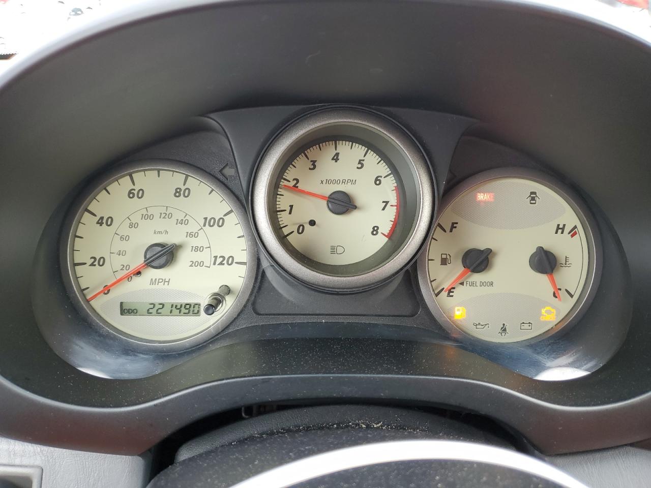 2002 Toyota RAV 4 VIN JTEGH20V520065293 Copart auction photo, front end / undercarriage damage thumbnail 9