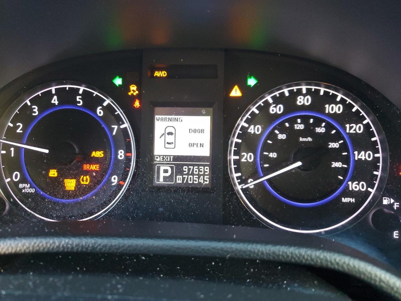 2015 Infiniti Q40 VIN JN1CV6AR2FM524088 Copart auction photo, front end damage thumbnail 9