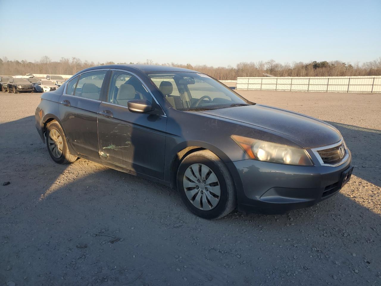 2008 Honda Accord VIN 1HGCP26378A057227 Copart auction photo, rear end / side damage thumbnail 4