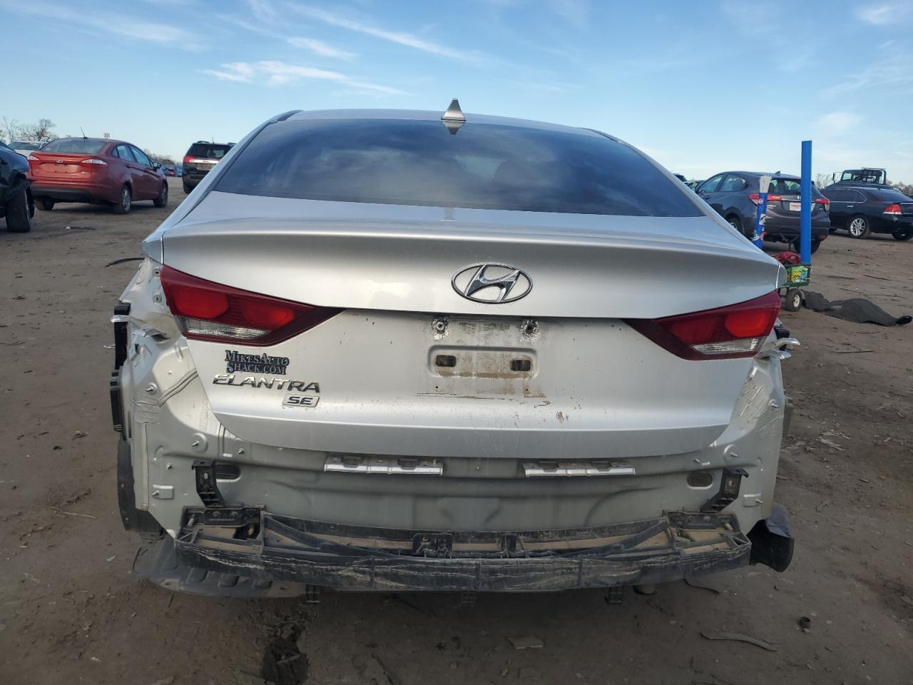 2017 Hyundai Elantra VIN 5NPD74LF2HH181055 Copart auction photo, front end / rear end damage thumbnail 6