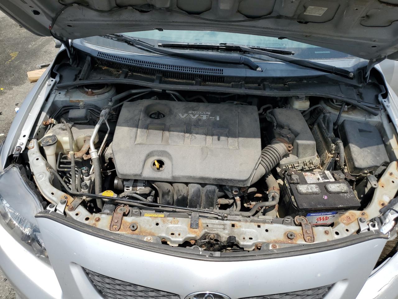 2010 Toyota Corolla VIN 2T1BU4EE0AC376715 Copart auction photo, front end damage thumbnail 11