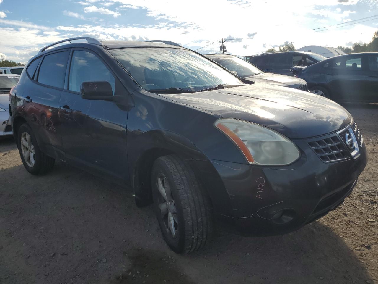 2008 Nissan Rogue VIN JN8AS58V18W102397 Copart auction photo, rear end damage thumbnail 4