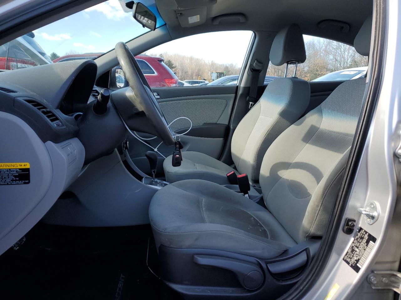 2013 Hyundai Accent VIN KMHCT4AE5DU577333 Copart auction photo, front end damage thumbnail 7