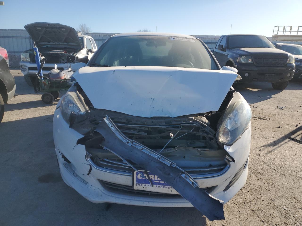 2019 Ford Fiesta VIN 3FADP4BJ3KM132377 Copart auction photo, front end damage thumbnail 5