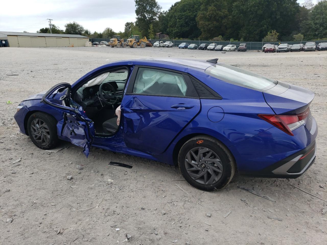 2024 Hyundai Elantra VIN KMHLM4DG4RU809258 Copart auction photo, side damage thumbnail 2