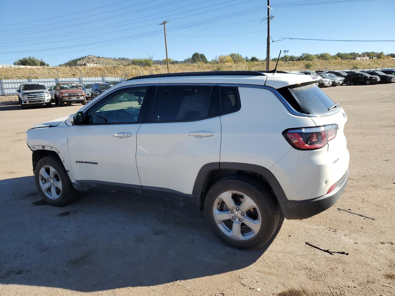 2019 Jeep Compass VIN 3C4NJDBB3KT713733 Copart auction photo, front end / rear end damage thumbnail 2