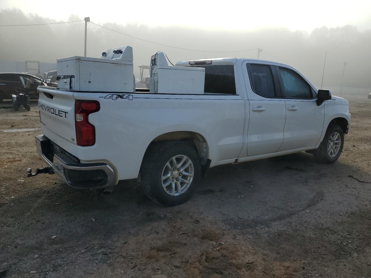 2019 Chevrolet Silverado VIN 1GCRYDEK8KZ197368 Copart auction photo, side damage thumbnail 3