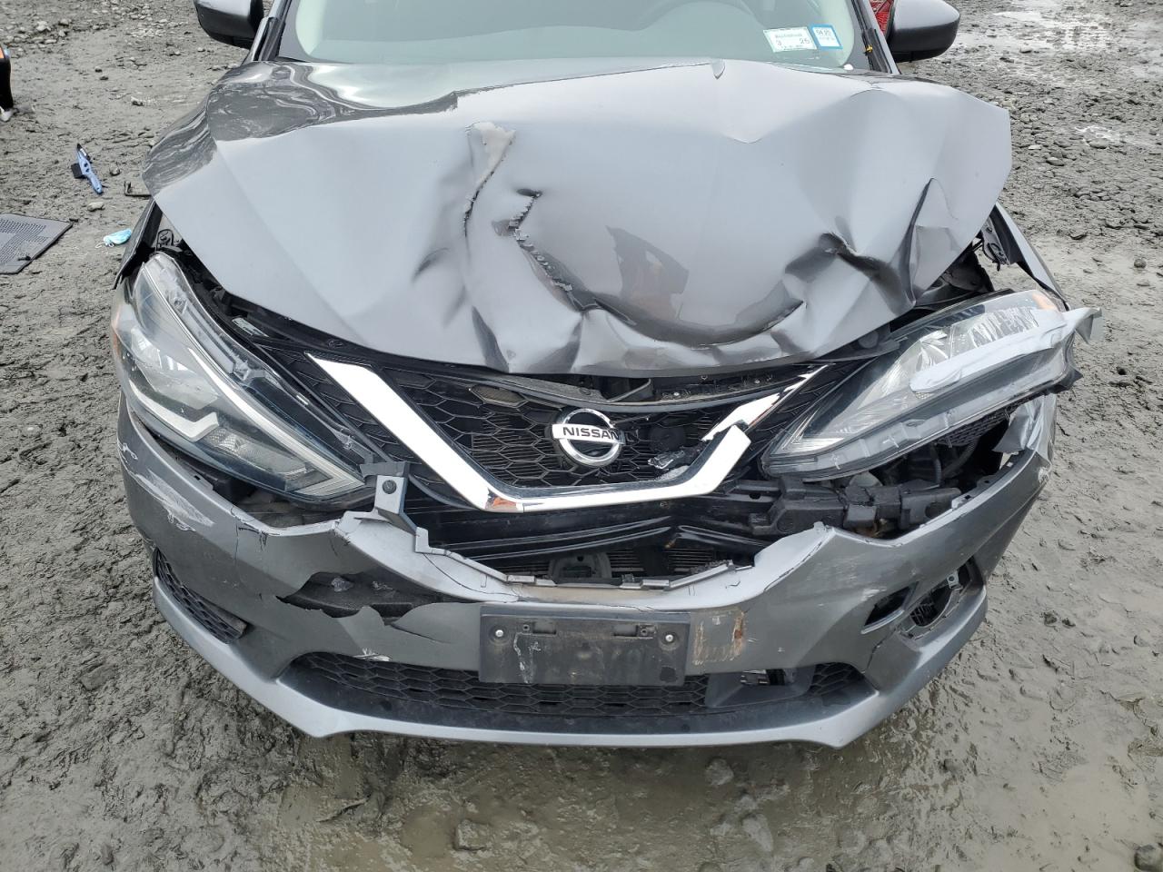 2019 Nissan Sentra VIN 3N1AB7AP9KY282086 Copart auction photo, all over damage thumbnail 12