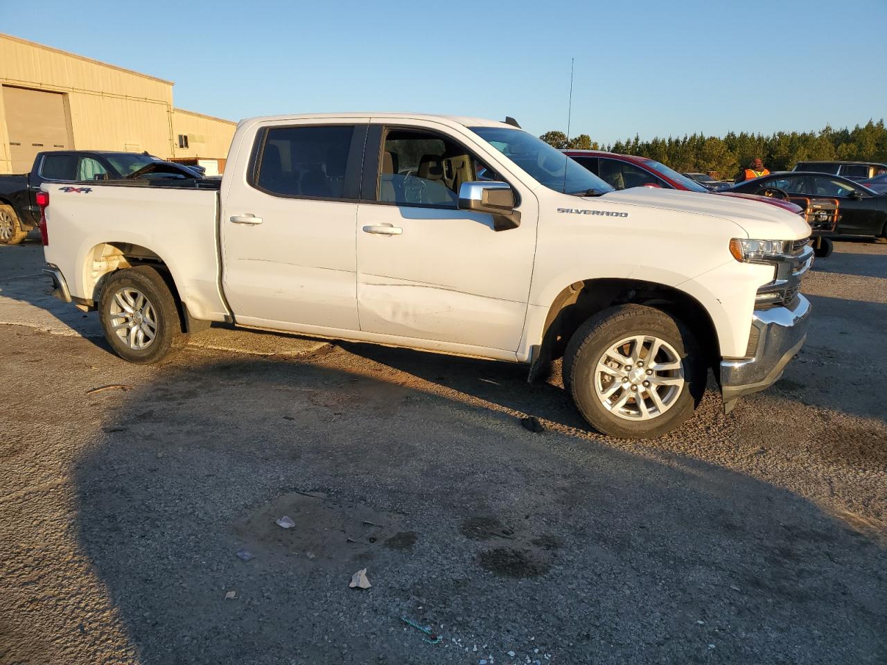 2020 Chevrolet Silverado VIN 3GCUYDED7LG173771 Copart auction photo, side damage thumbnail 4