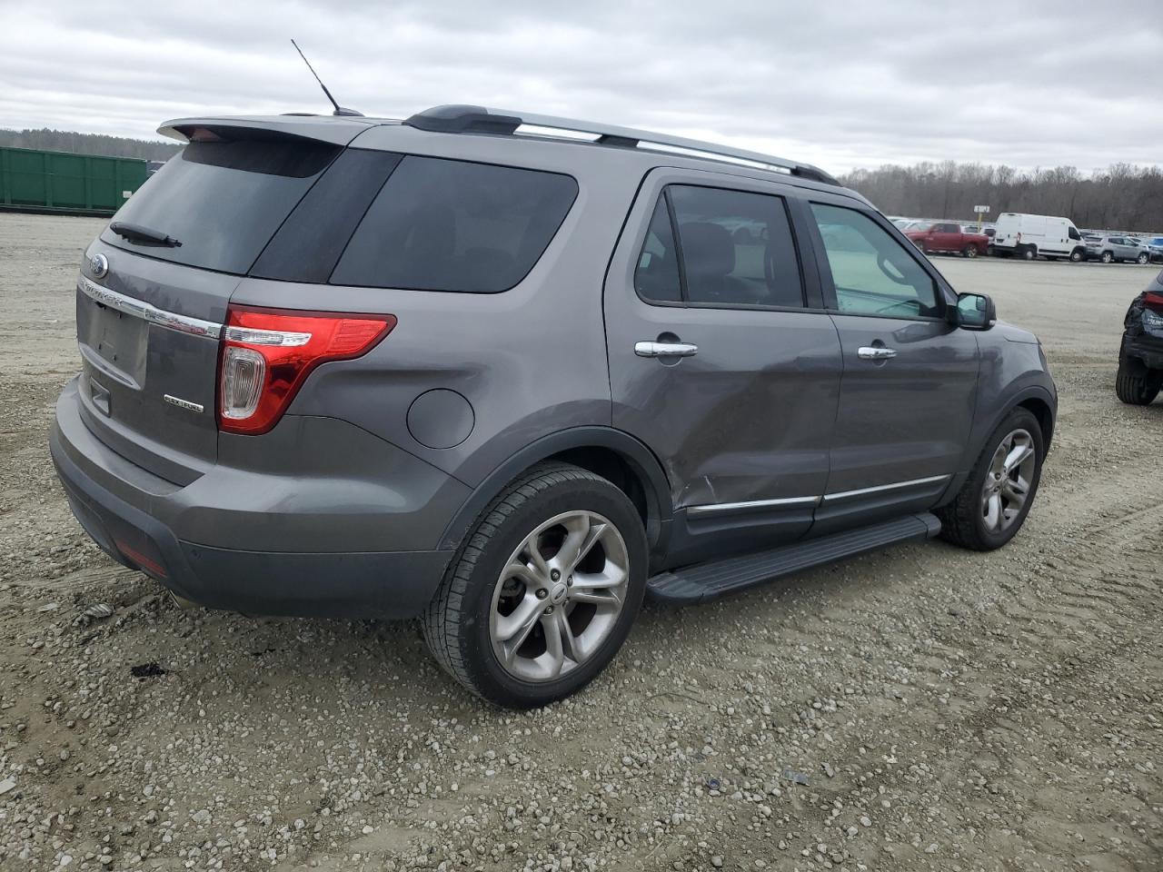 2014 Ford Explorer VIN 1FM5K7F85EGB82794 Copart auction photo, side damage thumbnail 3