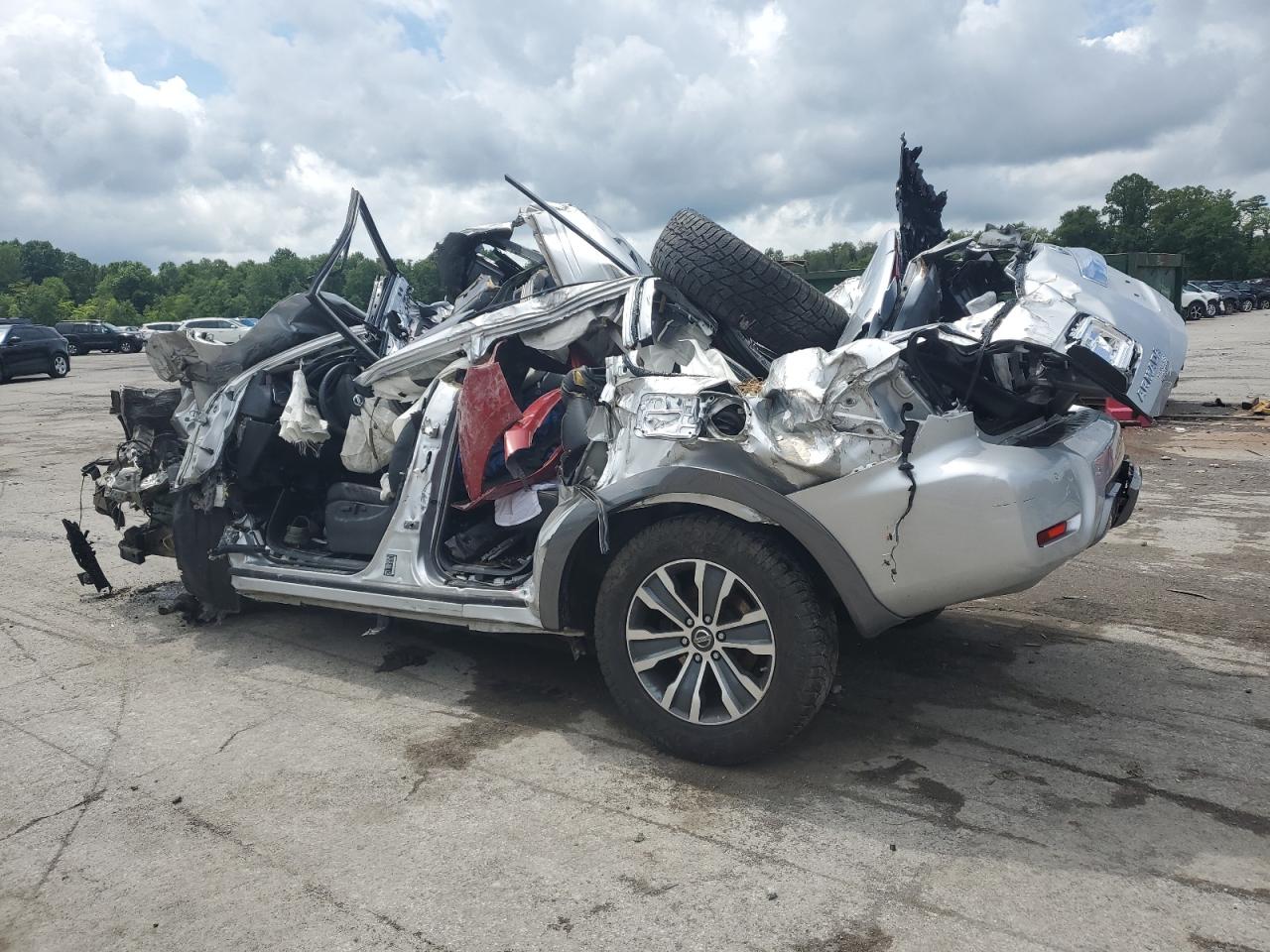 2019 Nissan Armada VIN JN8AY2NC0K9583183 Copart auction photo, all over damage thumbnail 2