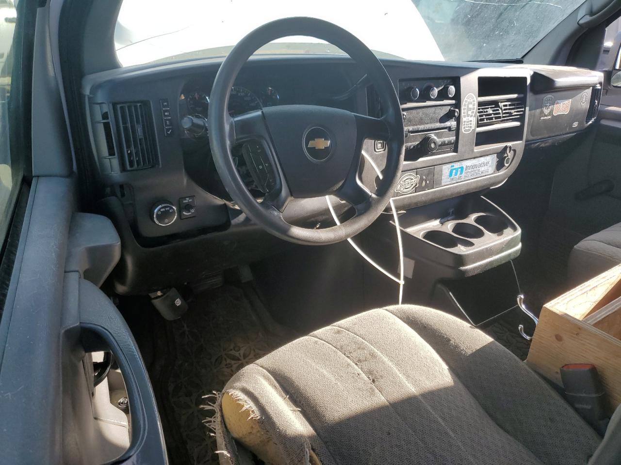 2008 Chevrolet Express VIN 1GCHG35K881227386 Copart auction photo, vandalism / side damage thumbnail 8