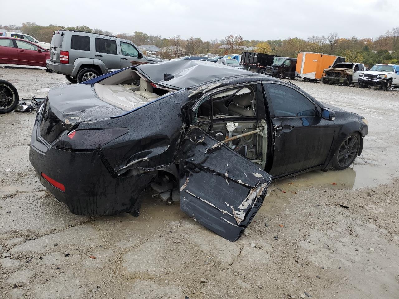 2011 Acura TL VIN 19UUA8F29BA007081 Copart auction photo, all over damage thumbnail 3