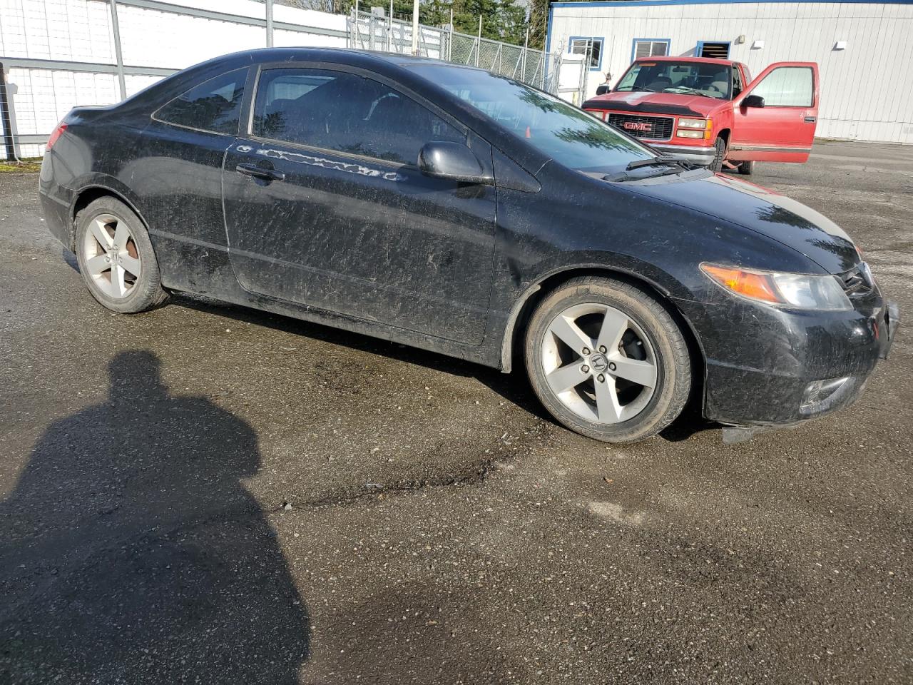 2007 Honda Civic VIN 2HGFG12867H503084 Copart auction photo, rear end damage thumbnail 4