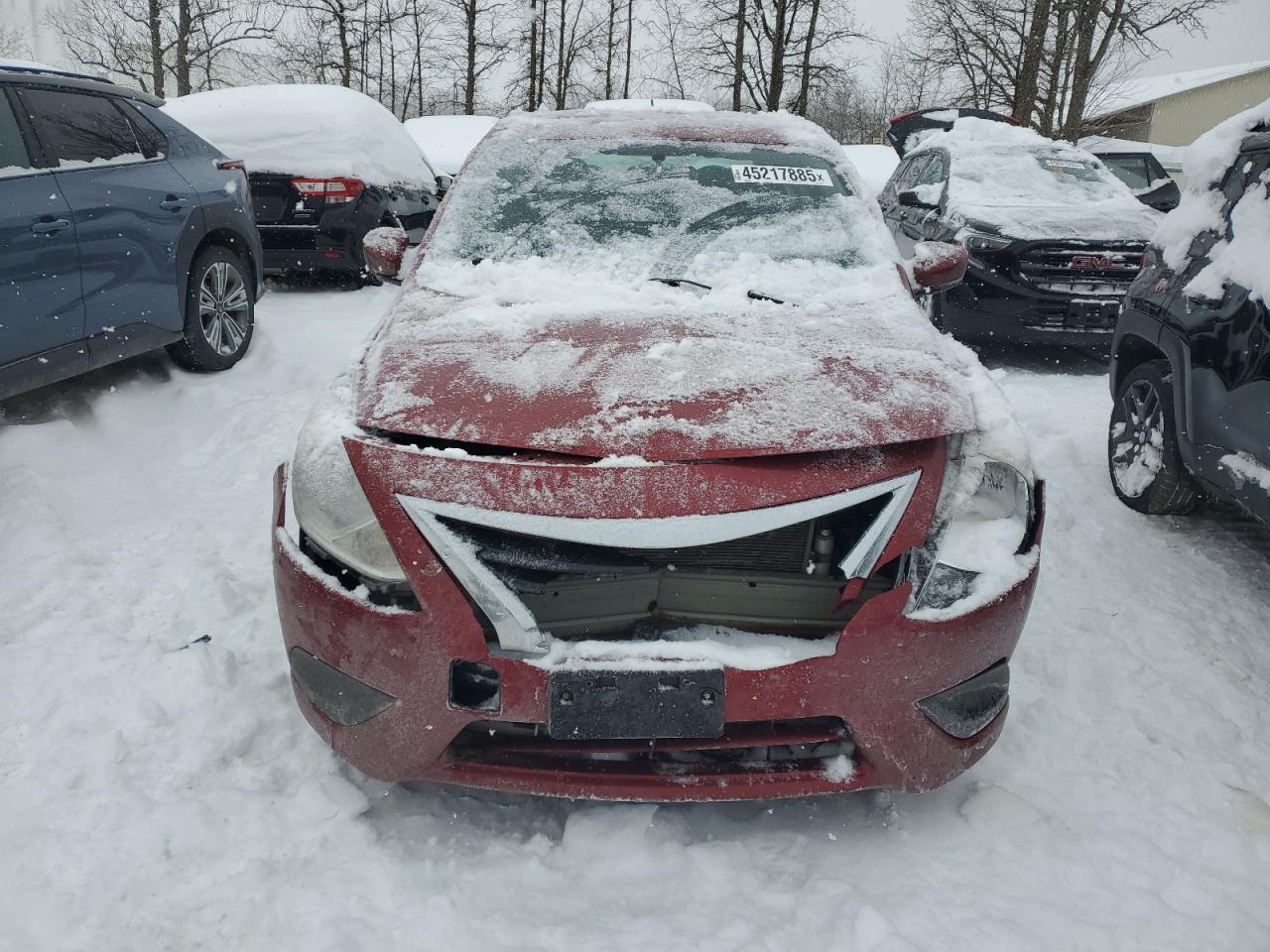 2017 Nissan Versa VIN 3N1CN7AP2HL802165 Copart auction photo, front end damage thumbnail 5