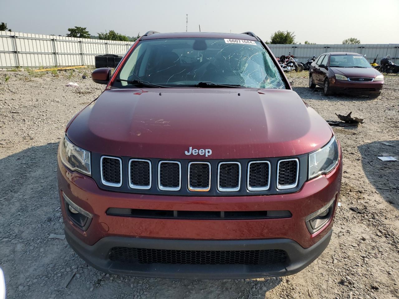 2021 Jeep Compass VIN 3C4NJDBB5MT593372 Copart auction photo, side / front end damage thumbnail 5