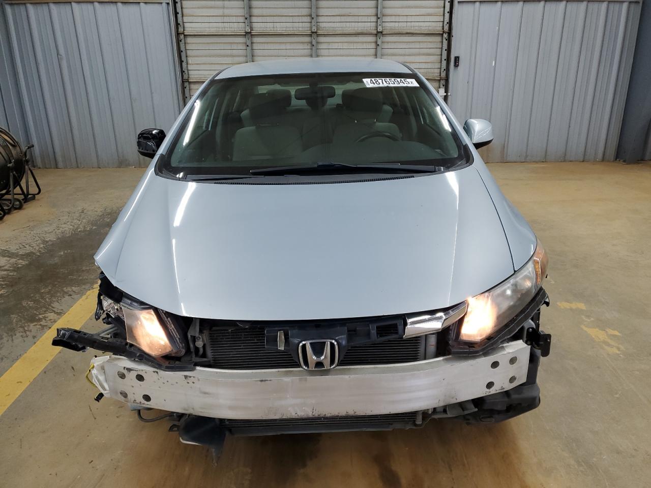 2012 Honda Civic VIN 19XFB2F55CE085352 Copart auction photo, front end / undercarriage damage thumbnail 5