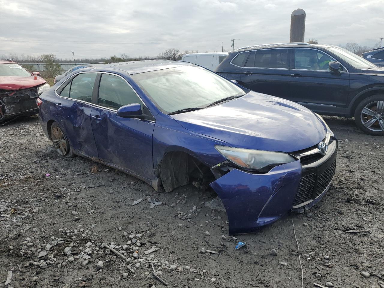 2015 Toyota Camry VIN 4T1BF1FK0FU902800 Copart auction photo, front end / side damage thumbnail 4