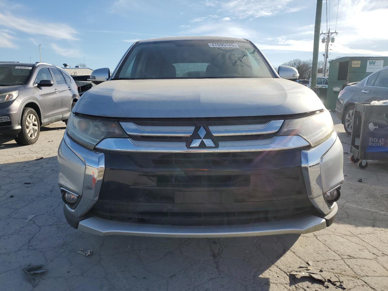 2016 Mitsubishi Outlander VIN JA4AD3A3XGZ011686 Copart auction photo, rear end / minor dent/scratches damage thumbnail 5
