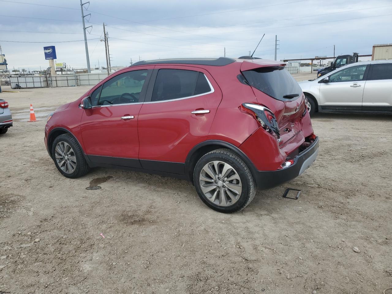 2019 Buick Encore VIN KL4CJASB7KB700940 Copart auction photo, rear end damage thumbnail 2