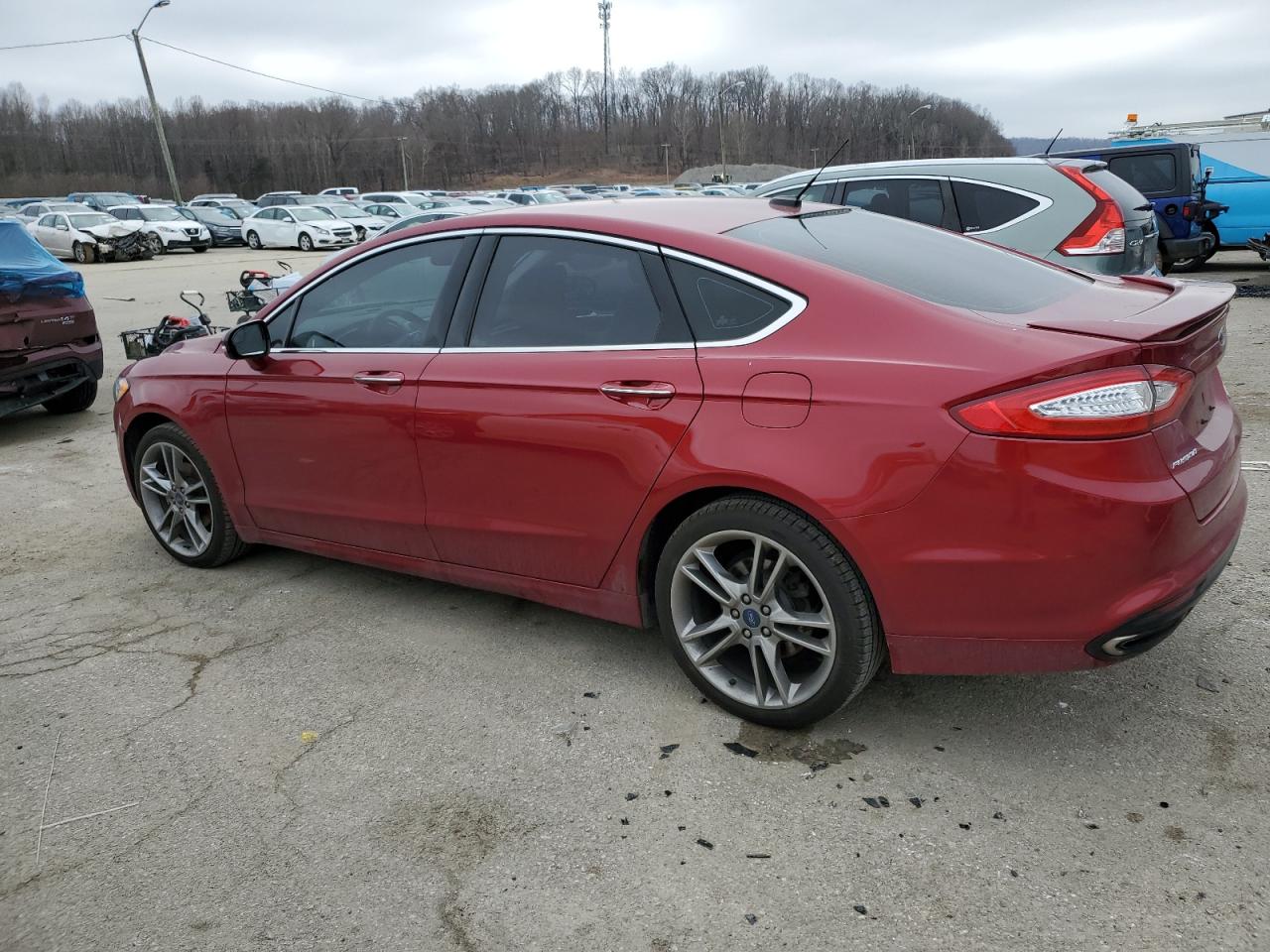 2016 Ford Fusion VIN 3FA6P0K94GR103830 Copart auction photo, front end damage thumbnail 2