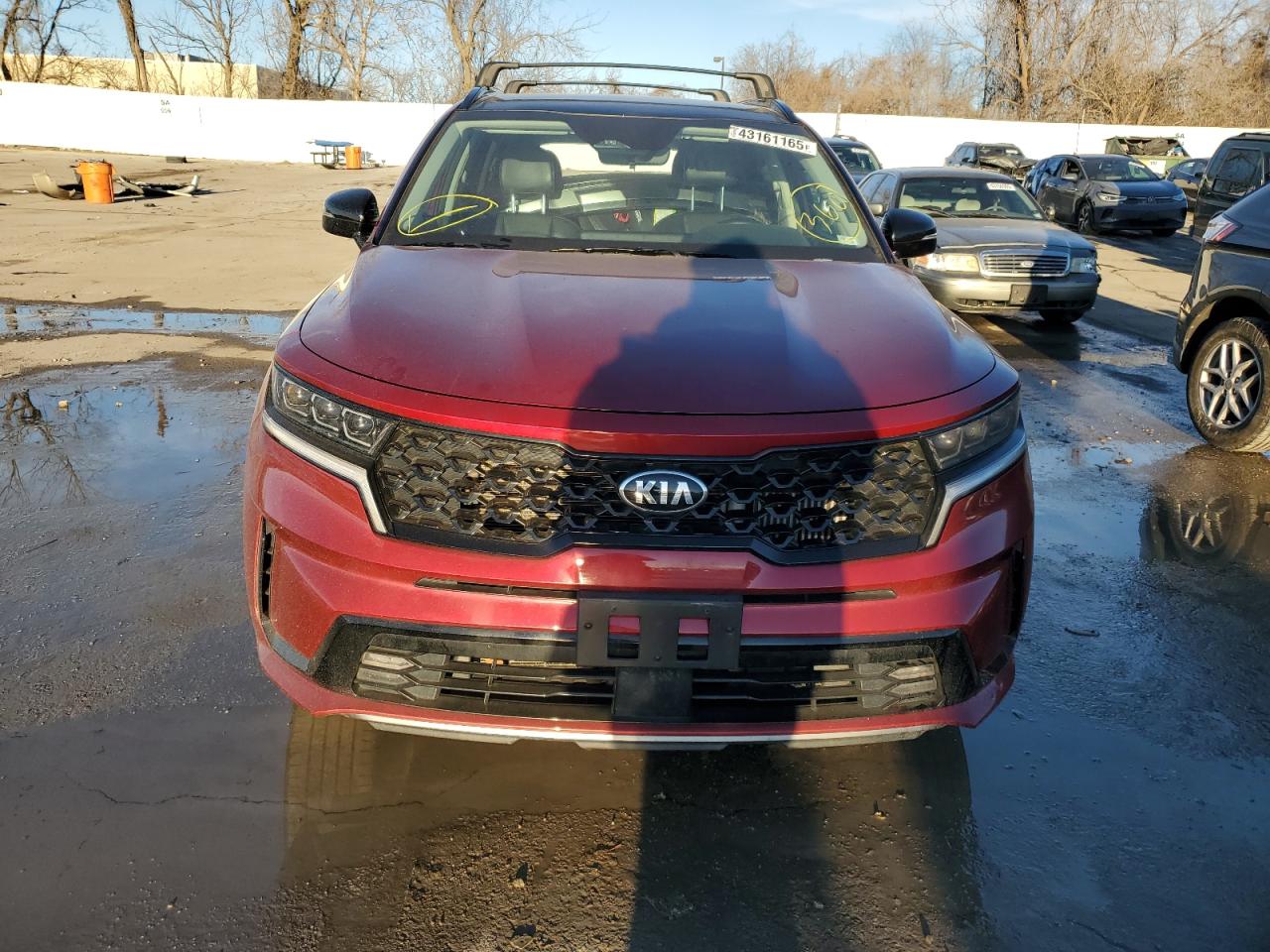 2021 KIA Sorento VIN 5XYRKDLFXMG069612 Copart auction photo, rear end damage thumbnail 5