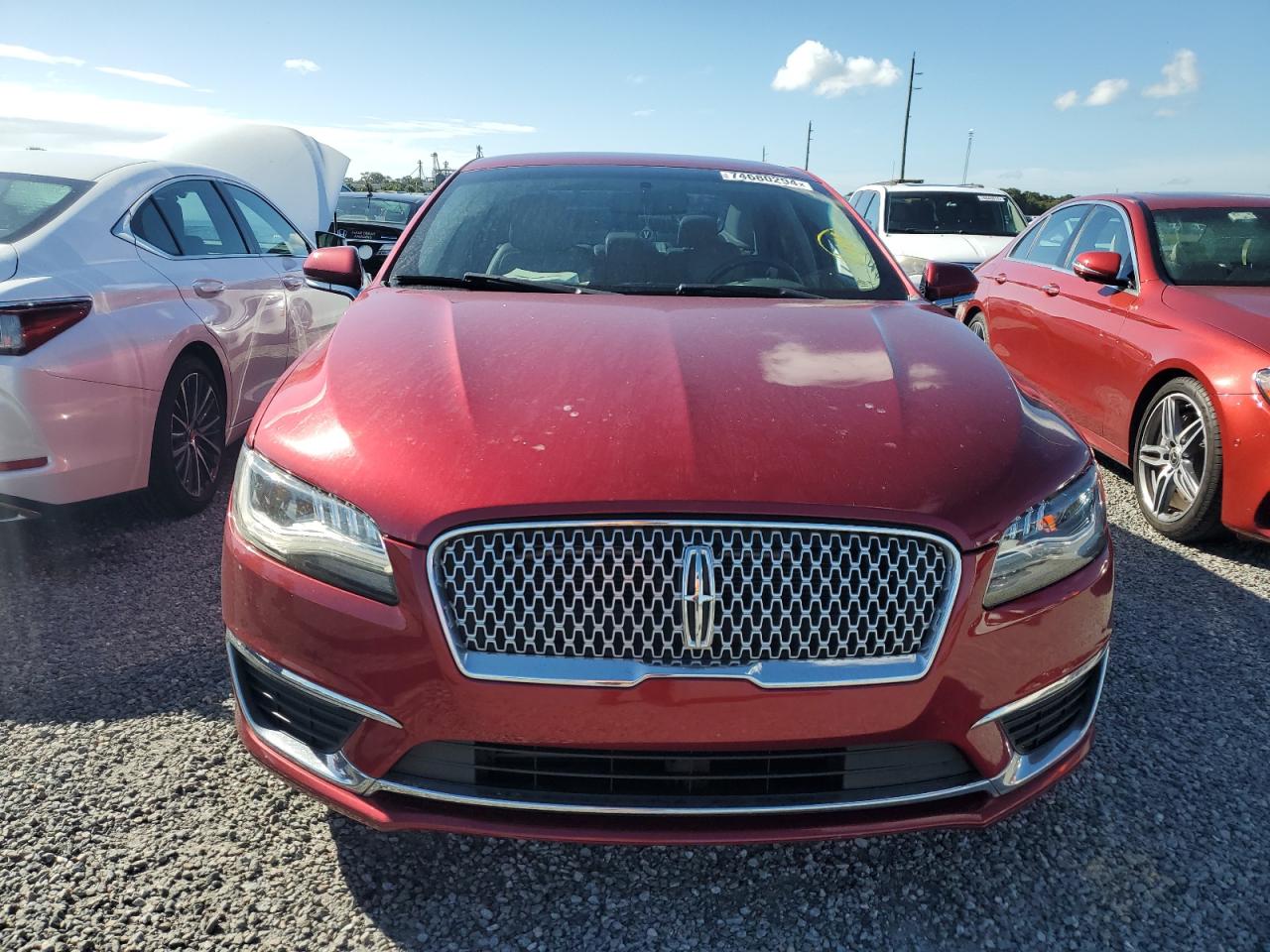 2017 Lincoln MKZ VIN 3LN6L5E97HR654801 Copart auction photo, water/flood damage thumbnail 5