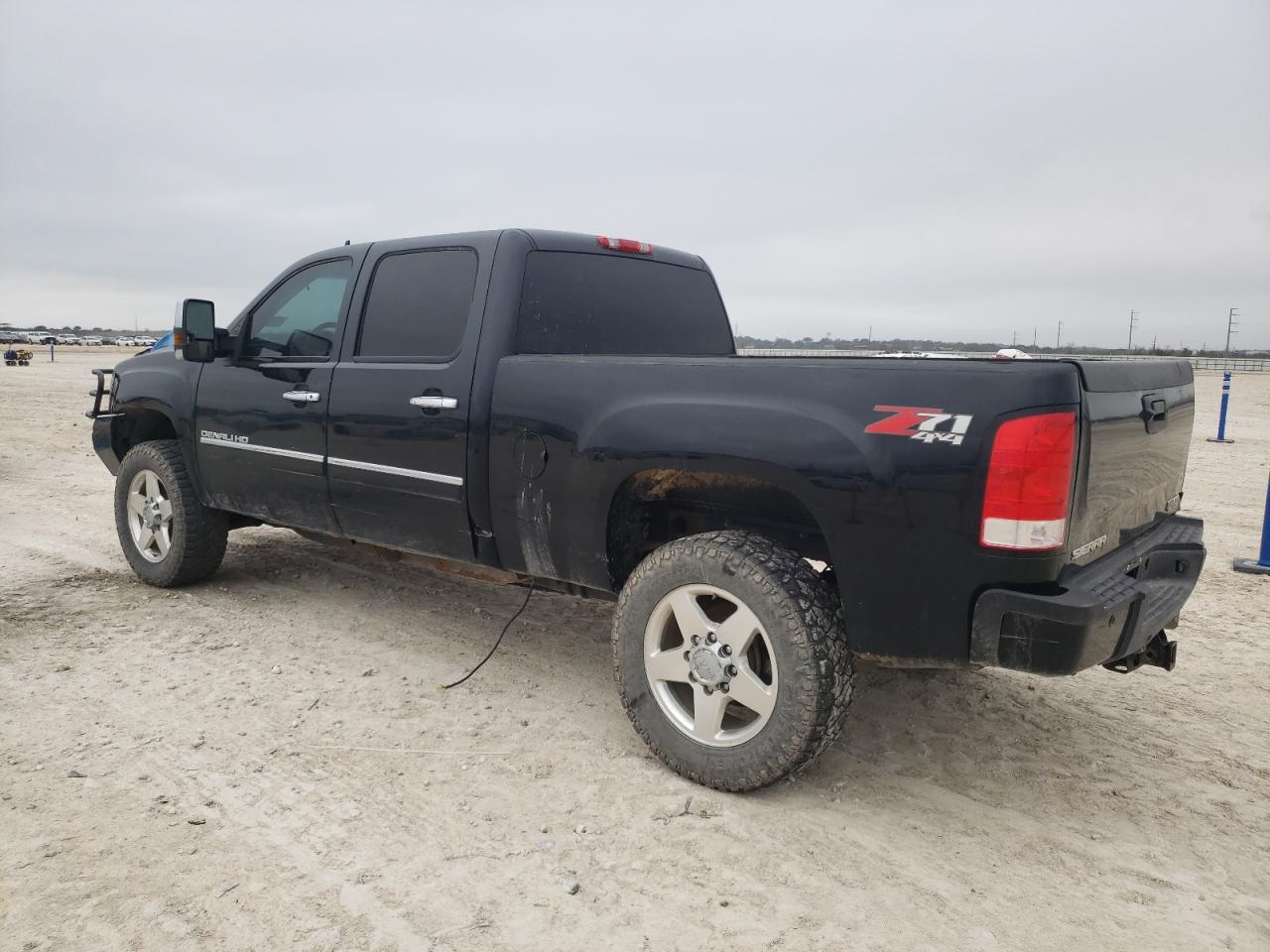 2014 GMC Sierra VIN 1GT125E80EF181650 Copart auction photo, rear end / mechanical damage thumbnail 2