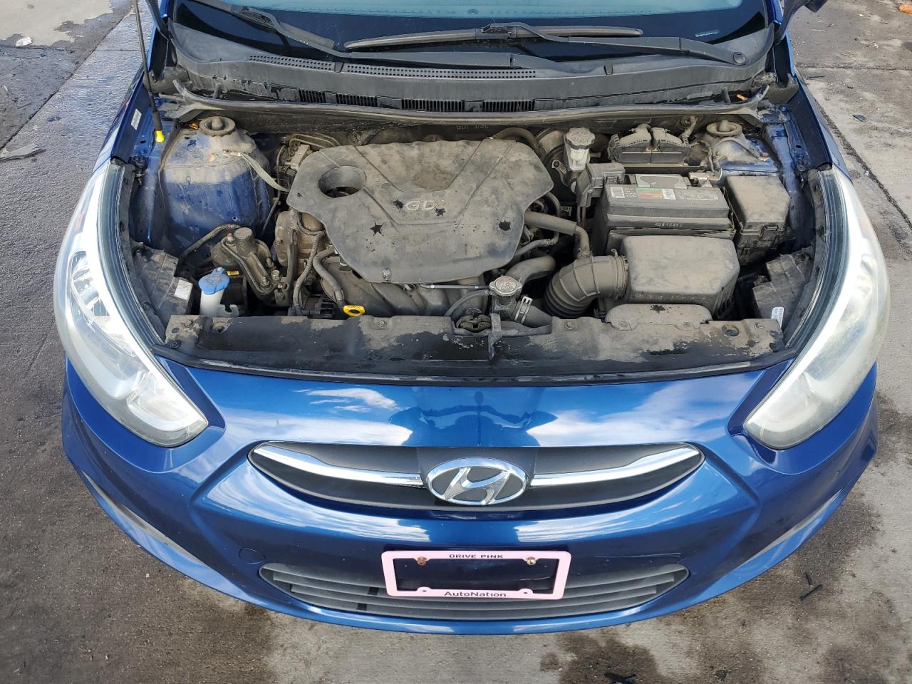 2015 Hyundai Accent VIN KMHCT4AE2FU817960 Copart auction photo, vandalism / side damage thumbnail 11