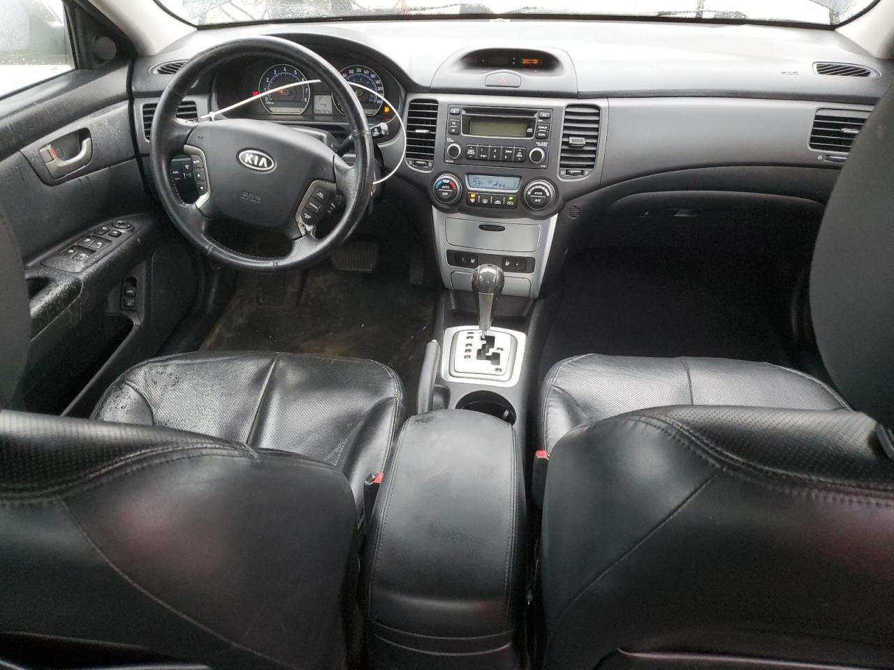 2008 KIA Optima VIN KNAGE124785204845 Copart auction photo, side damage thumbnail 8