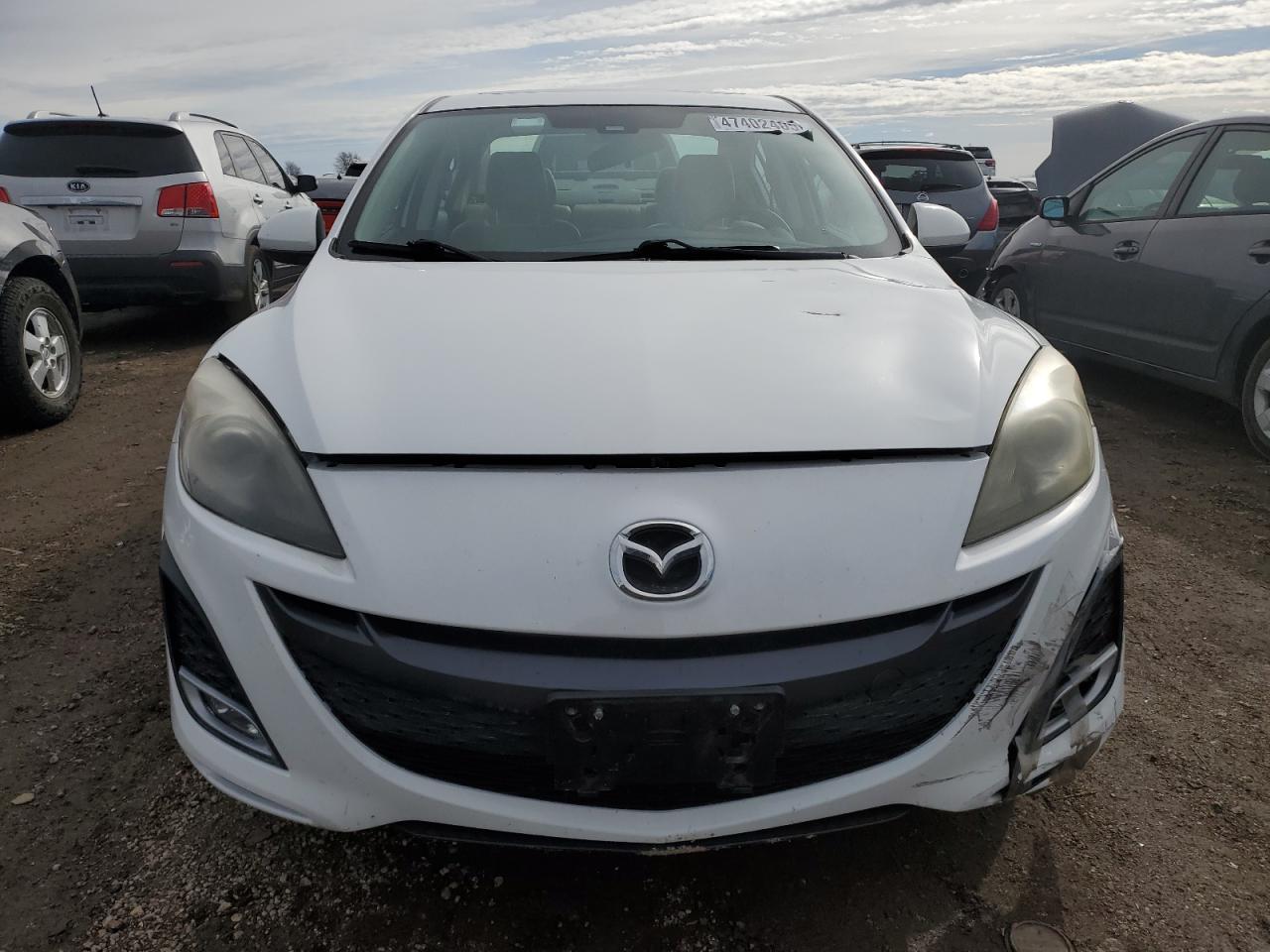 2010 Mazda 3 VIN JM1BL1S59A1327569 Copart auction photo, front end / minor dent/scratches damage thumbnail 5