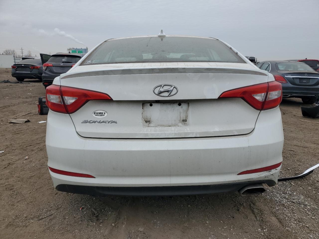 2015 Hyundai Sonata VIN 5NPE24AF0FH008623 Copart auction photo, rear end / minor dent/scratches damage thumbnail 6