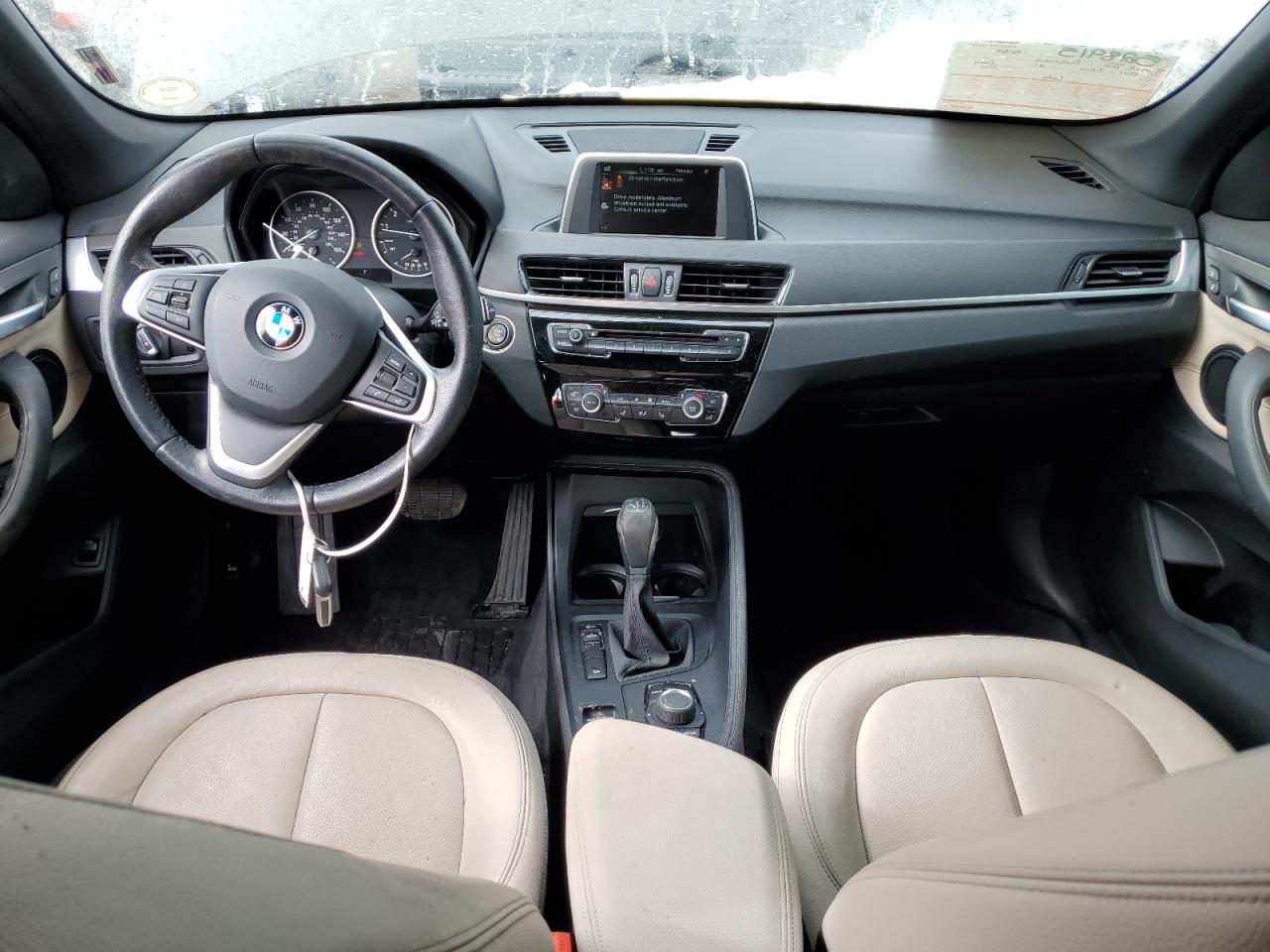 2017 BMW X1 VIN WBXHT3C37H5F87237 Copart auction photo, rear end damage thumbnail 8