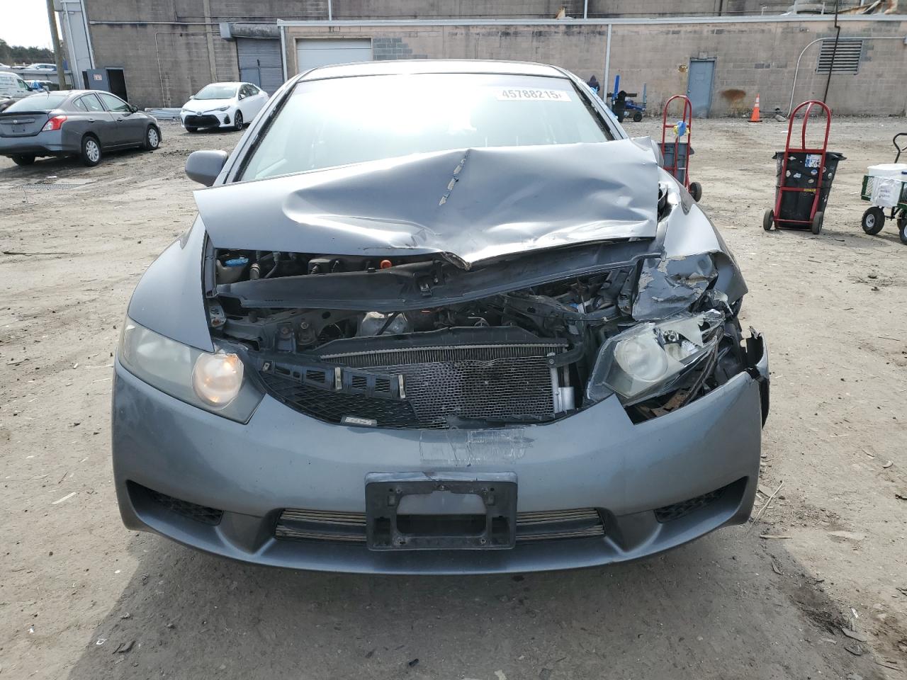 2009 Honda Civic VIN 2HGFA16699H318427 Copart auction photo, all over damage thumbnail 5