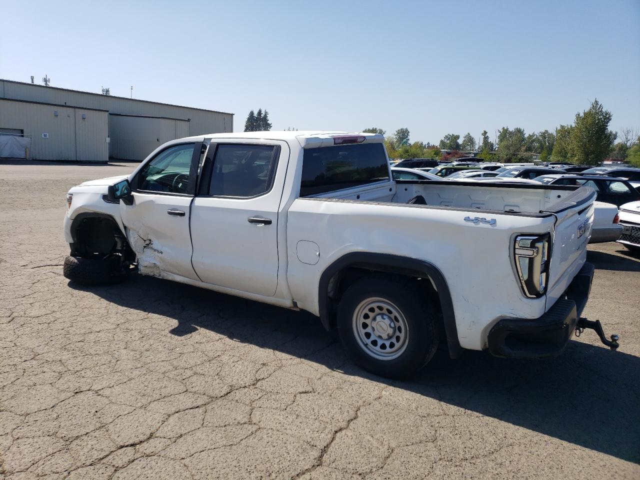 2019 GMC Sierra VIN 3GTU9AEF5KG233154 Copart auction photo, front end / side damage thumbnail 2