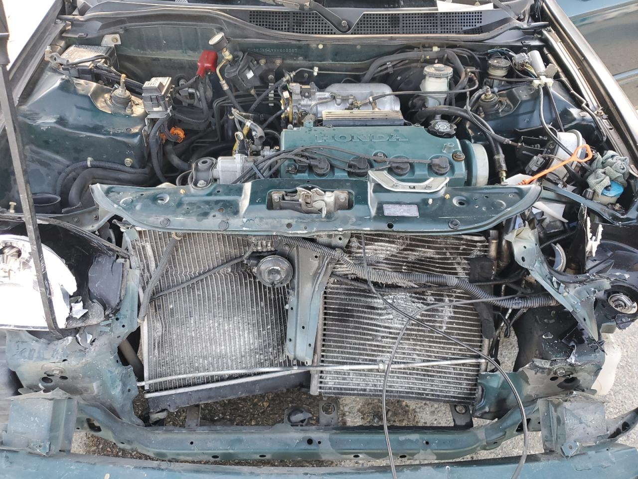 1998 Honda Civic VIN 2HGEJ8549WH602267 Copart auction photo, all over damage thumbnail 11