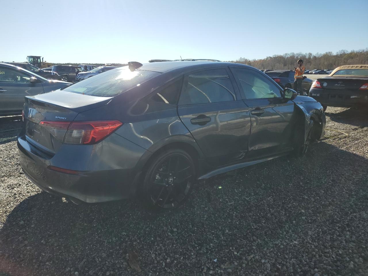 2024 Honda Civic VIN 2HGFE2F50RH513205 Copart auction photo, front end / undercarriage damage thumbnail 3