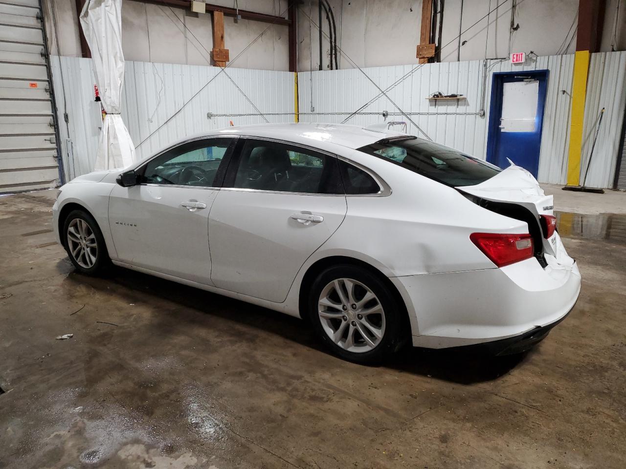 2017 Chevrolet Malibu VIN 1G1ZE5ST9HF149747 Copart auction photo, rear end / side damage thumbnail 2