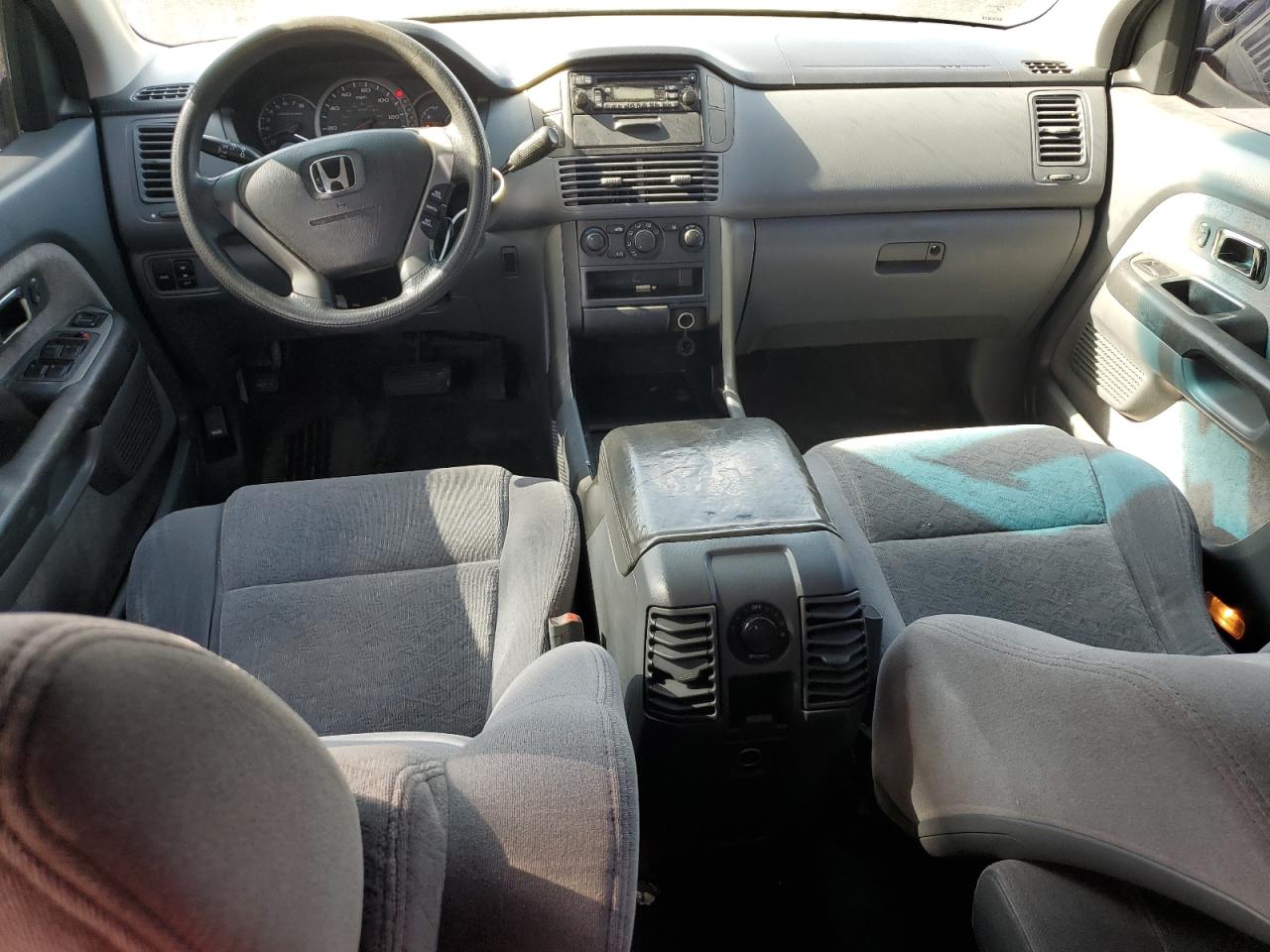 2003 Honda Pilot VIN 2HKYF18113H547399 Copart auction photo, front end / side damage thumbnail 8