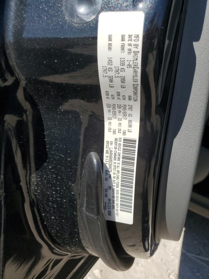 2005 Jeep Grand Cherokee VIN 1J4HR48N95C604078 Copart auction photo, front end damage thumbnail 16