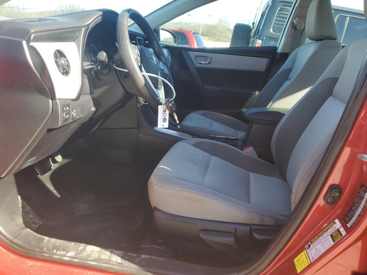 2018 Toyota Corolla VIN 2T1BURHE6JC117493 Copart auction photo, side / front end damage thumbnail 7