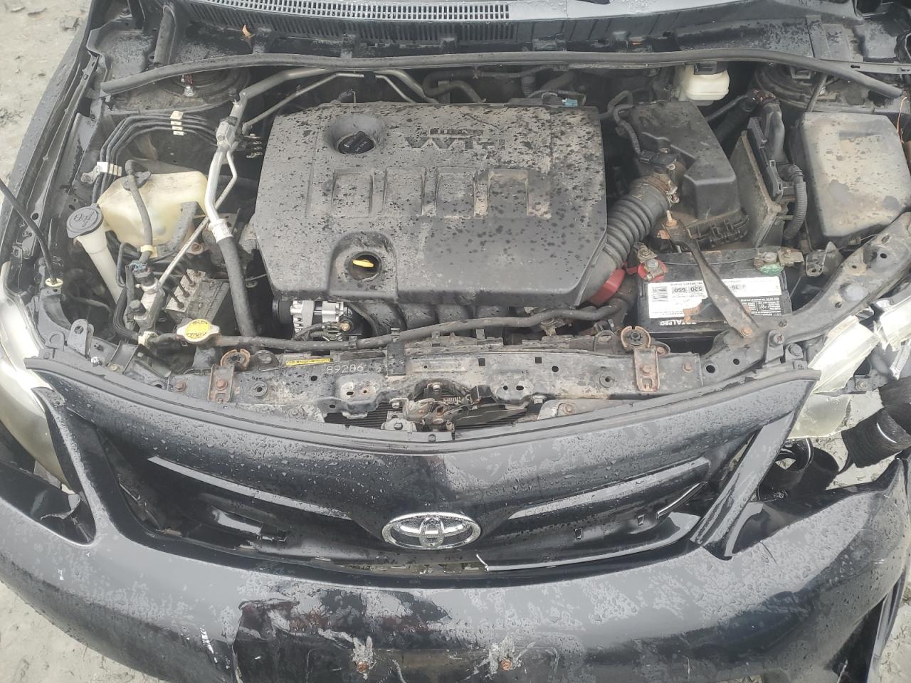 2011 Toyota Corolla VIN 2T1BU4EE2BC603808 Copart auction photo, front end / side damage thumbnail 11