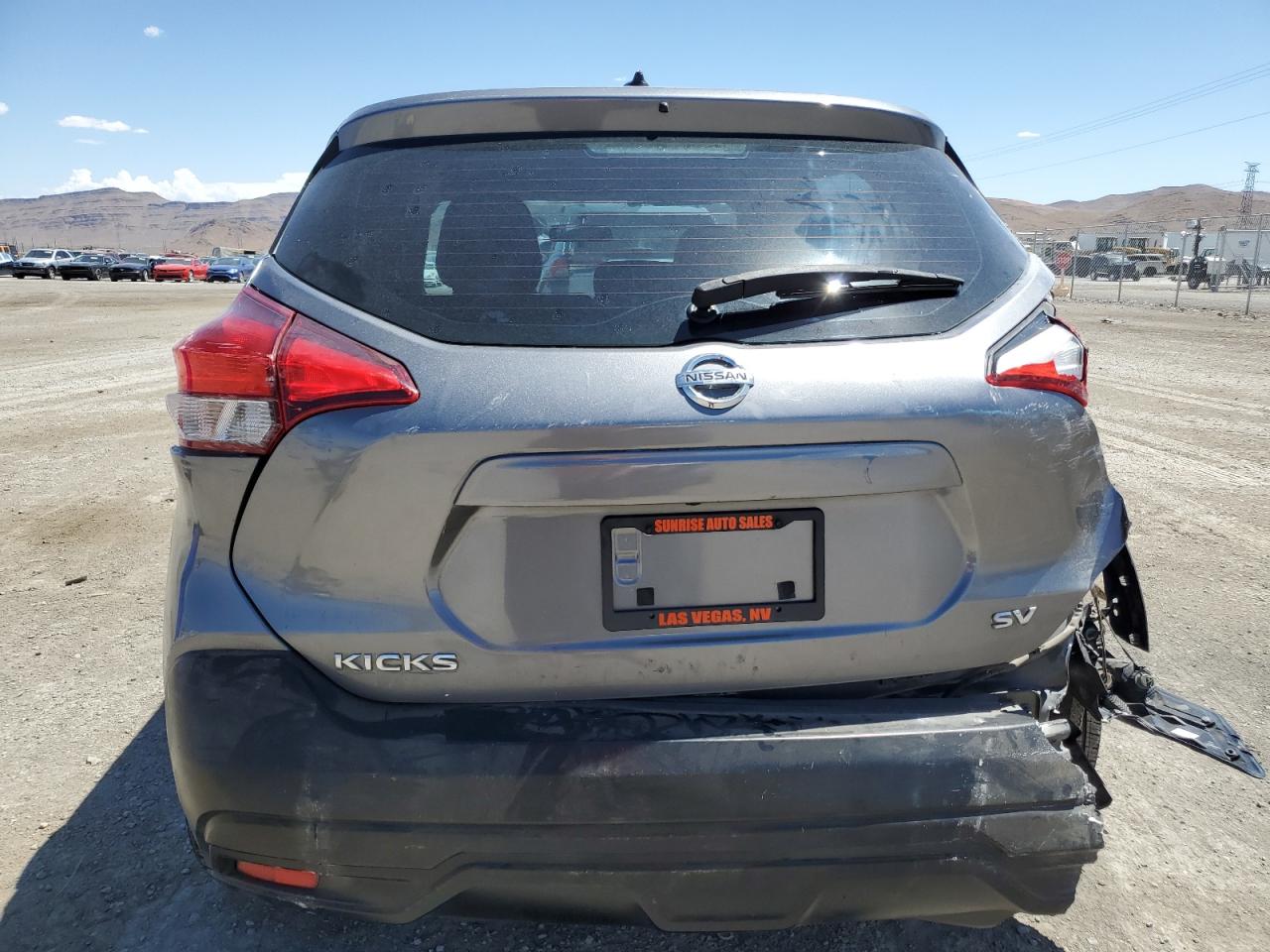 2019 Nissan Kicks VIN 3N1CP5CU7KL498114 Copart auction photo, rear end / side damage thumbnail 6