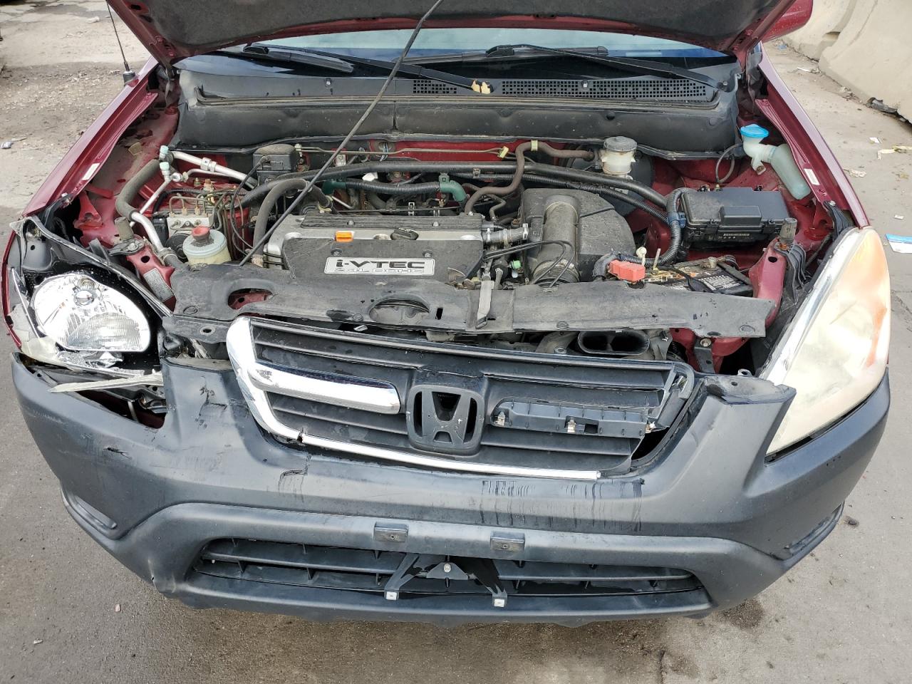 2003 Honda CR-V VIN JHLRD78833C040285 Copart auction photo, front end / rear end damage thumbnail 12