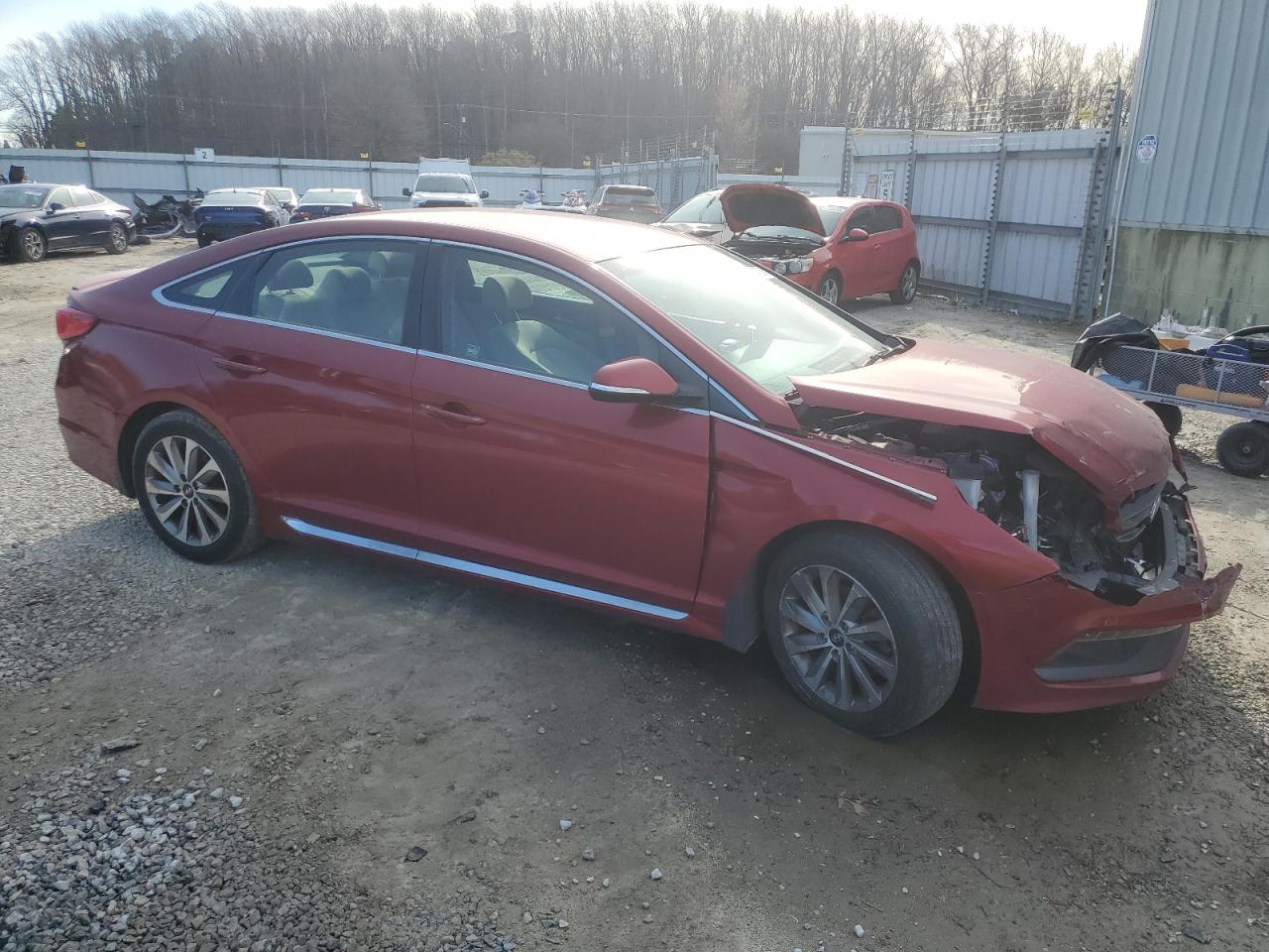 2016 Hyundai Sonata VIN 5NPE34AF3GH285166 Copart auction photo, front end damage thumbnail 4