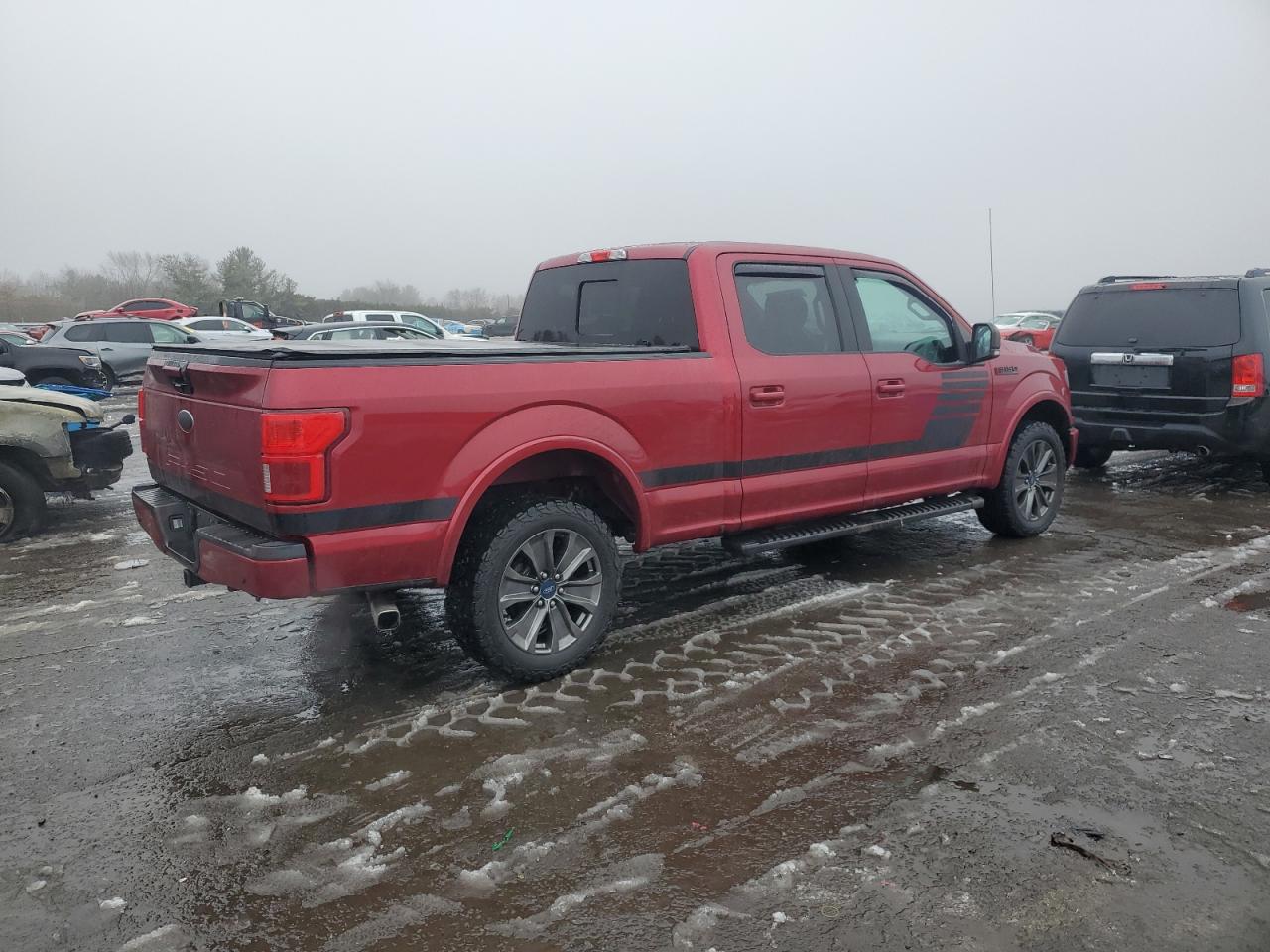2018 Ford F-150 VIN 1FTFW1EG3JFE76360 Copart auction photo, front end damage thumbnail 3