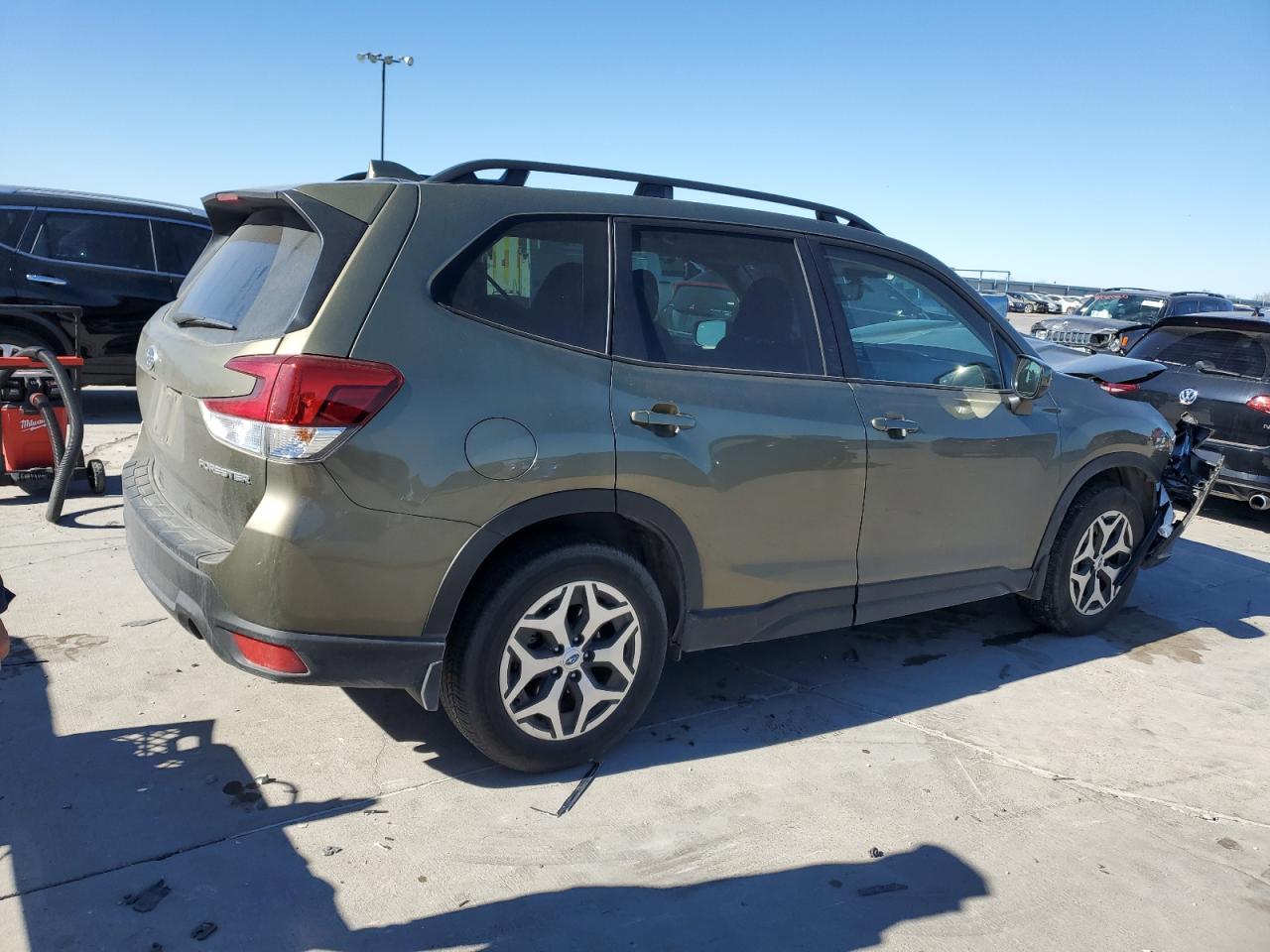 2023 Subaru Forester VIN JF2SKAECXPH535619 Copart auction photo, front end / hail damage thumbnail 3
