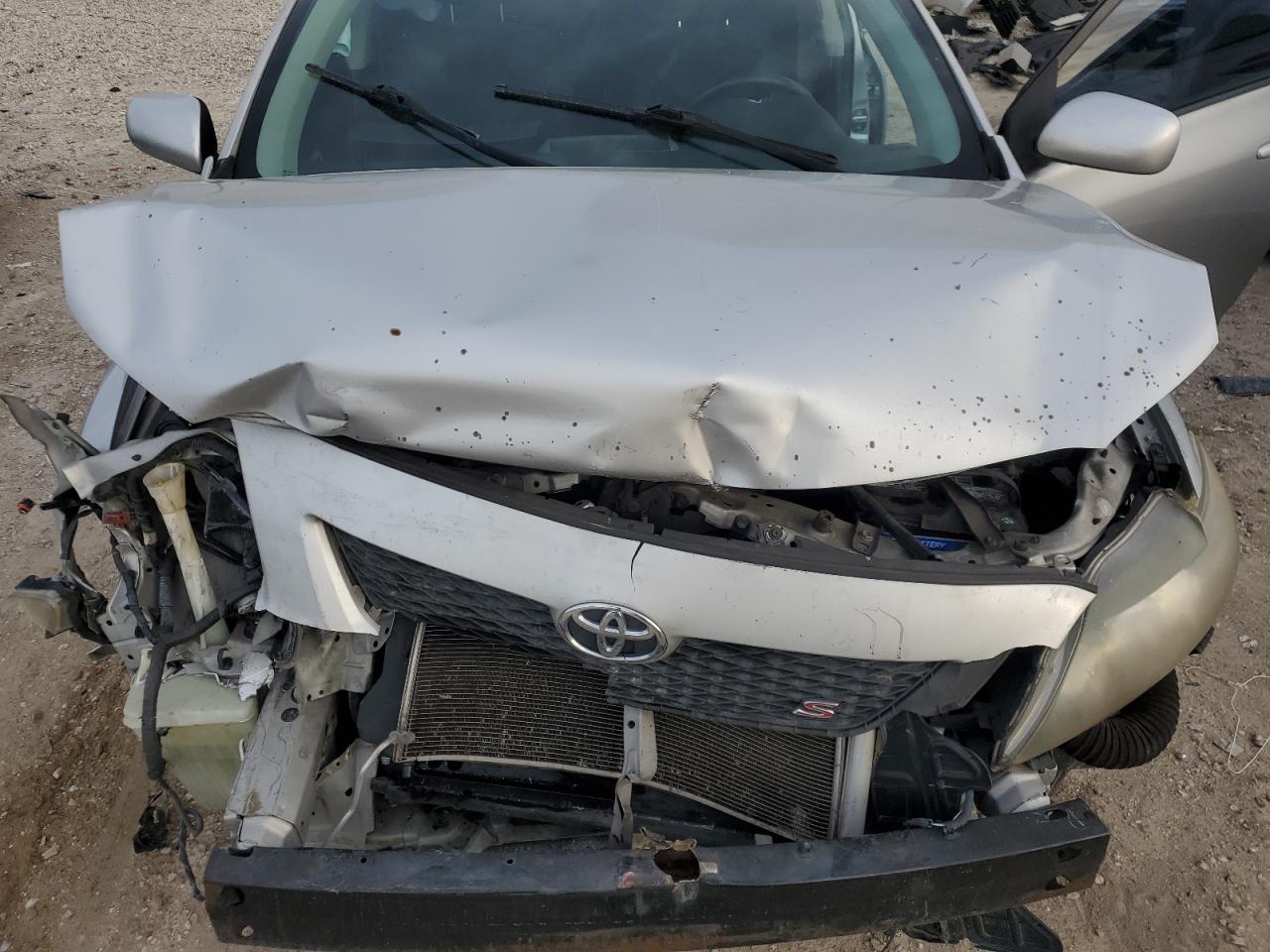 2010 Toyota Corolla VIN 1NXBU4EE9AZ195577 Copart auction photo, all over damage thumbnail 11