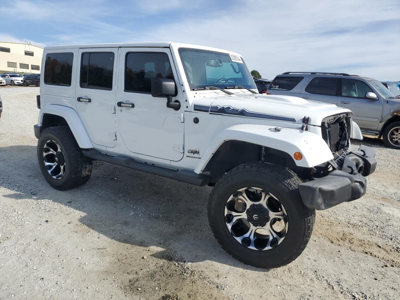 2014 Jeep Wrangler VIN 1C4BJWEGXEL184271 Copart auction photo, front end / undercarriage damage thumbnail 4